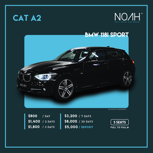 BMW 118i SPORT (A2)